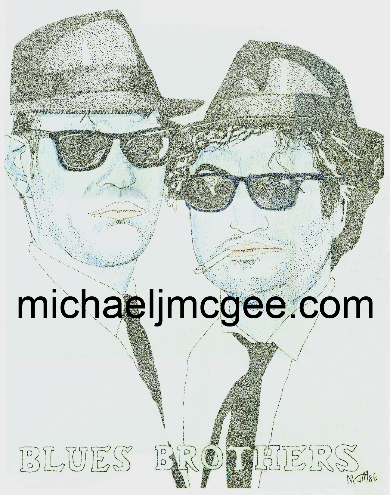 The Blues Brothers / MJM Artworks / michaeljmcgee.com